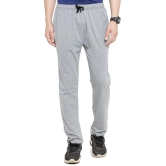 Uzarus Grey Cotton Printed Trackpants - M