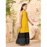 Aarika Yellow Rayon Girls Kurti ( Pack of 1 ) - None