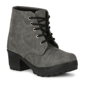 Ishransh - Gray Women''s Ankle Length Boots - None