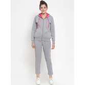 Wild West Grey Fleece Solid Tracksuit - Single - None