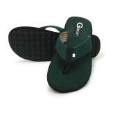 GBest - Green Men's Thong Flip Flop - None