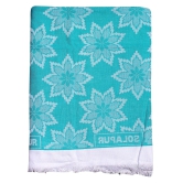 Mandhania Soft Premium Light Weight Solapur Cotton Daily Use Single Bed Blanket/Chaddar (Green)