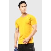 Fuaark Mustard Cotton Slim Fit Mens Sports T-Shirt ( Pack of 1 ) - None