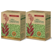 Nisha Nature Mate Henna Based Hair Color Natural Brown 90g Pack of 2 No Ammonia, No PPD, No Peroxide, 100% Grey Coverage