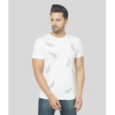 Glito - White Cotton Blend Slim Fit Mens T-Shirt ( Pack of 1 ) - None