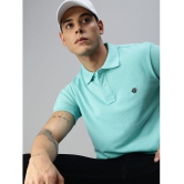 ONN - Sky Blue Cotton Blend Regular Fit Mens Polo T Shirt ( Pack of 1 ) - None