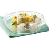 Borosil - Microwavable Plate, 20cm, Transparent, Glass