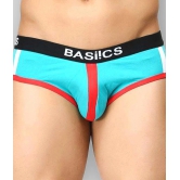 BASIICS By La Intimo Pack of 2 Cotton Blend Mens Briefs ( Multicolor ) - S