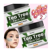 KURAIY Tea Tree Acne& Scar Removal Face Gel Suitable for All Skin Types 100g Pack of 2