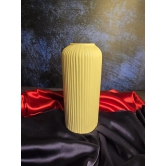 BIG WHITE VASE-10X4.2X4.2 / WHITE / CERAMIC