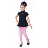 Arshia Fashions Girls Party Wear Top And Jeans Set - None