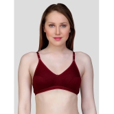 TCG Pack of 1 Cotton Blend Non Padded Womens Push Up Bra ( Maroon ) - None