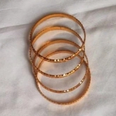 GOLD PLATED BANGLE -SET 4