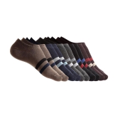 Texlon - Multicolor Cotton Men's Low Cut Socks ( Pack of 5 ) - Multicolor