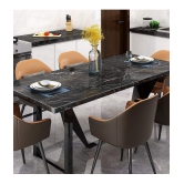 GEEO Black marble design for kitchen foil wallpaper, Wall Sticker ( 200 x 60 cms )