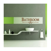 Decor villa Bathroom Sign Vinyl Wall Stickers