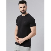 Force NXT - Black 100% Cotton Regular Fit Mens T-Shirt ( Pack of 1 ) - None