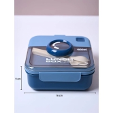 Cool Blue Lunch Set: 1 Spoon, 1 Fork & 1 Box