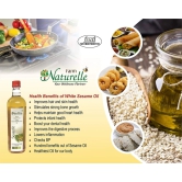 Farm Naturelle (Kachi Ghani-Cold Pressed) Mustard Oil (915ML) & Virgin Sesame/Gingelly Oil (915Ml) and Get a Forest Honey Free