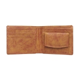 Loopa - Tan PU Mens Regular Wallet ( Pack of 1 ) - Tan