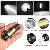 Uttamrobotics Pocket Size Mini Portable XPE + COB LED Tactical Flashlight