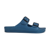 Aqualite Blue Mens Slide Flip Flop - None