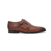 Ruosh Mens Tan Colombo Formal Slip Ons