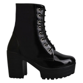 Shoetopia - Black Women''s Ankle Length Boots - None