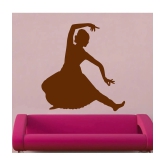 Decor Villa indian kathak dance PVC Wall Stickers