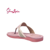 Shoetopia Pink Womens Flats - None