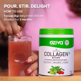 OZiva Collagen Builder for Anti-Ageing  Skin Radiance with Vitamin C Watermelon 200 g-OZiva Collagen Builder for Anti-Ageing & Skin Radiance with Vitamin C, Watermelon (200 g)