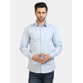 Life Roads - Light Blue Cotton Slim Fit Mens Casual Shirt ( Pack of 1 ) - None