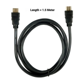 UGPro 1.5m HDMI 4k Ultra HD Gold Plated Durable Male-to-Male Cable - Black