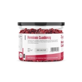 Zucchero Premium Dried Cranberry, 200 gm | Sweet & Tangy | 99% Fat Free | Antioxidant Rich