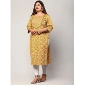 Swasti - Yellow Cotton Womens Straight Kurti ( Pack of 1 ) - None