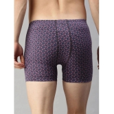 Lux Cozi - Purple Cotton Mens Trunks ( Pack of 3 ) - None