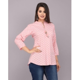 HIGHLIGHT FASHION EXPORT - Pink Rayon Women''s Regular Top ( Pack of 1 ) - None