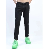 Ketch Slim Fit Cuffed Hem Mens Jeans - Black ( Pack of 1 ) - None