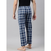 JOVEN MENS CHECKED PYJAMA-M / Blue