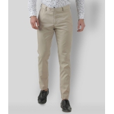 Inspire Clothing Inspiration - Beige Polycotton Slim - Fit Men's Formal Pants ( Pack of 1 ) - None