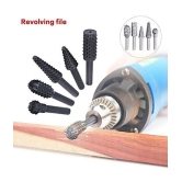 Rangwell High-speed steel Rotary Files Burr Drill Rotating Thorn Head 5pcs/set Polishing Accessories DIY Electric Grinding Head Woodworking Tools