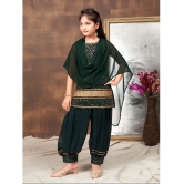 Aarika Dark Green Georgette Girls Suit Sets ( Pack of 1 ) - None