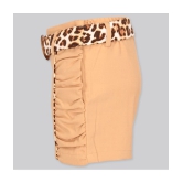 Cutecumber - Brown Georgette Girls Hot Pants ( Pack of 1 ) - None