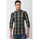 Men Multi Super Slim Fit Check Full Sleeves Casual Shirt