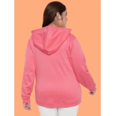 AUSTIVO Fleece Pink Hooded Sweatshirt - None