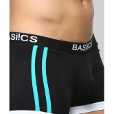 BASIICS By La Intimo - Black BCSTR01 Spandex Mens Trunks ( Pack of 1 ) - None