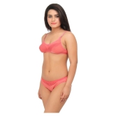 TCG Pink Lace Bra & Panty Set - 38