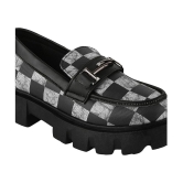 Shoetopia - Black Womens Loafers - None