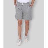 Neo Garments - Grey Cotton Mens Shorts ( Pack of 1 ) - None