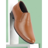 Men Tan Formal Office Slip On Shoes-8